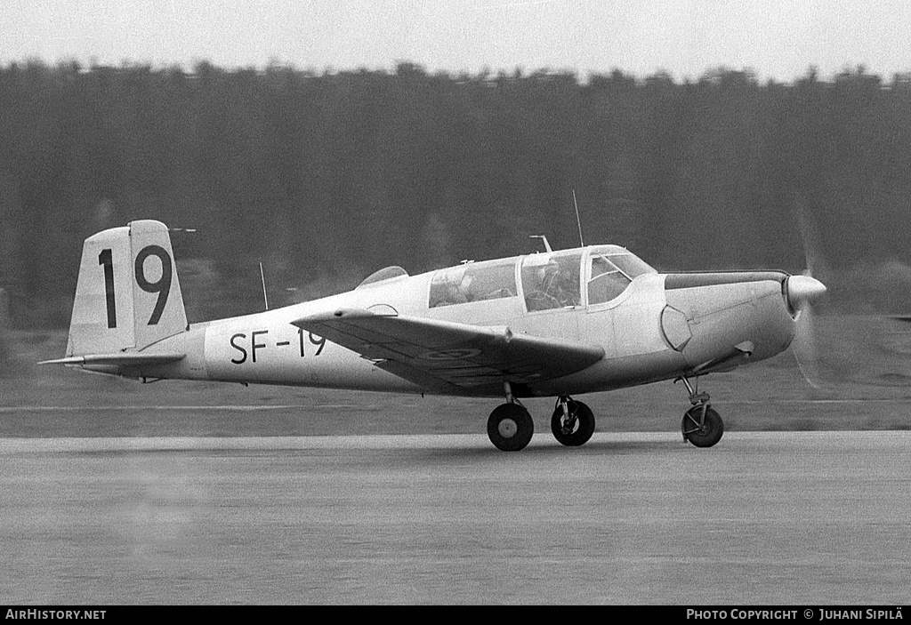 Aircraft Photo of SF-19 | Saab 91D Safir | Finland - Air Force | AirHistory.net #292572