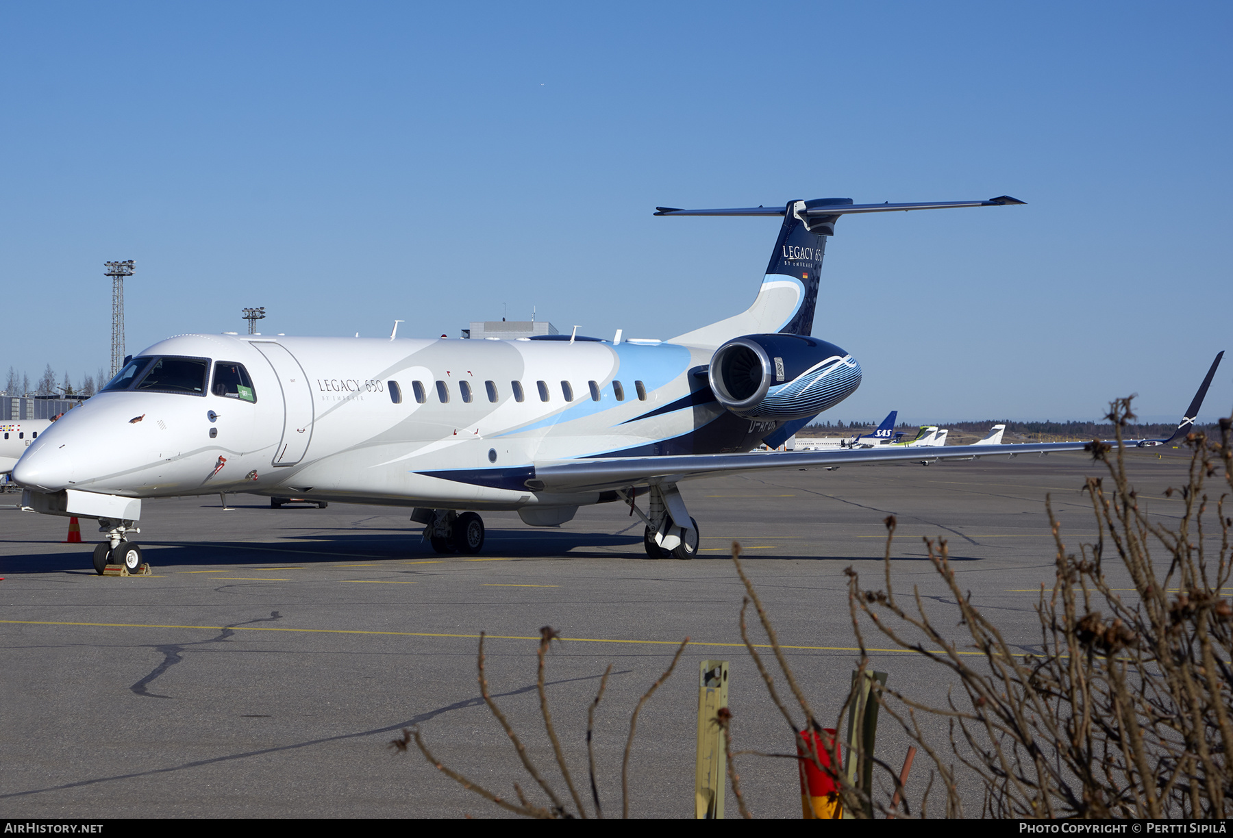 Aircraft Photo of D-AFUN | Embraer Legacy 650 (EMB-135BJ) | AirHistory.net #292584