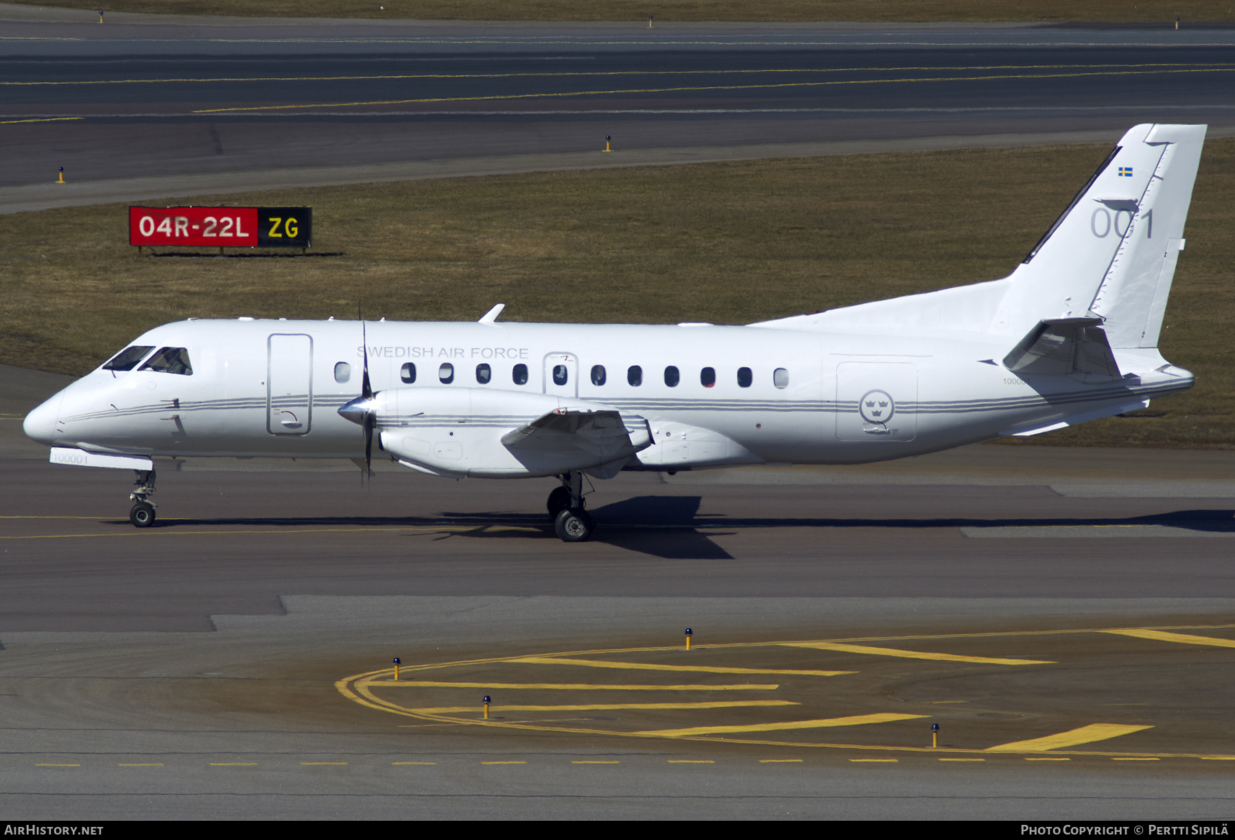 Aircraft Photo of 100001 / 001 | Saab Tp100 (340B) | Sweden - Air Force | AirHistory.net #292600