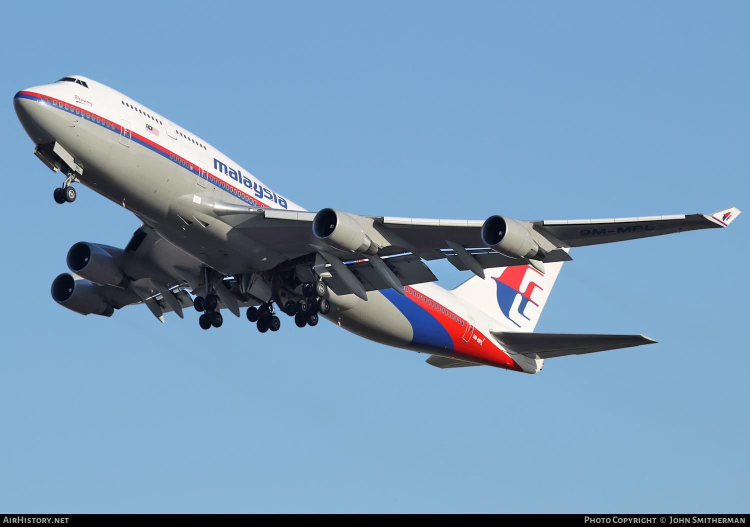 Aircraft Photo of 9M-MPL | Boeing 747-4H6 | Malaysia Airlines | AirHistory.net #292606