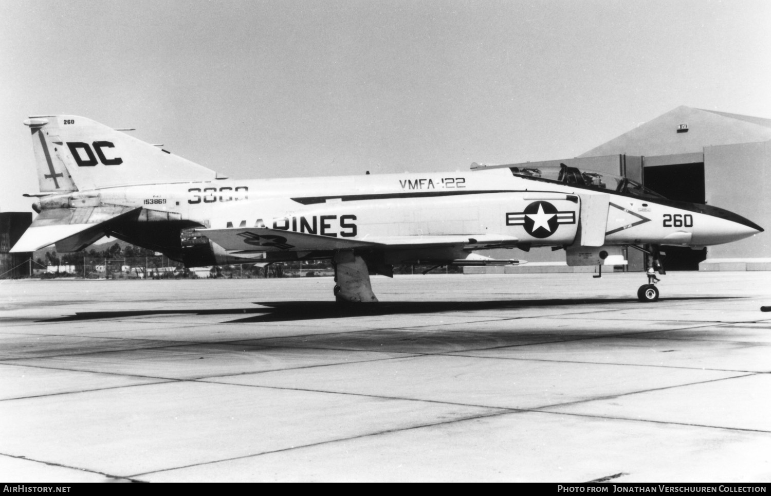 Aircraft Photo of 153869 | McDonnell Douglas F-4J Phantom II | USA - Marines | AirHistory.net #292610