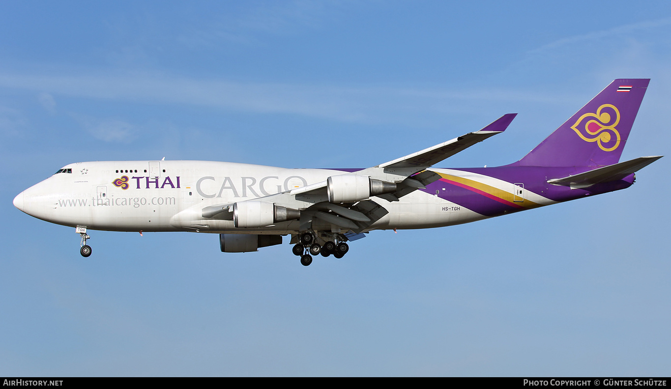 Aircraft Photo of HS-TGH | Boeing 747-4D7(BCF) | Thai Cargo | AirHistory.net #292616