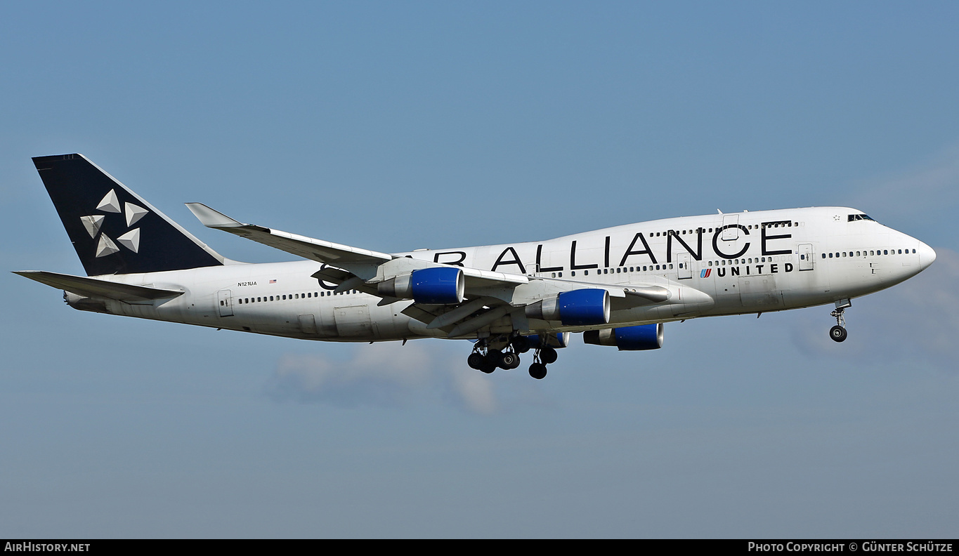 Aircraft Photo of N121UA | Boeing 747-422 | United Airlines | AirHistory.net #292620