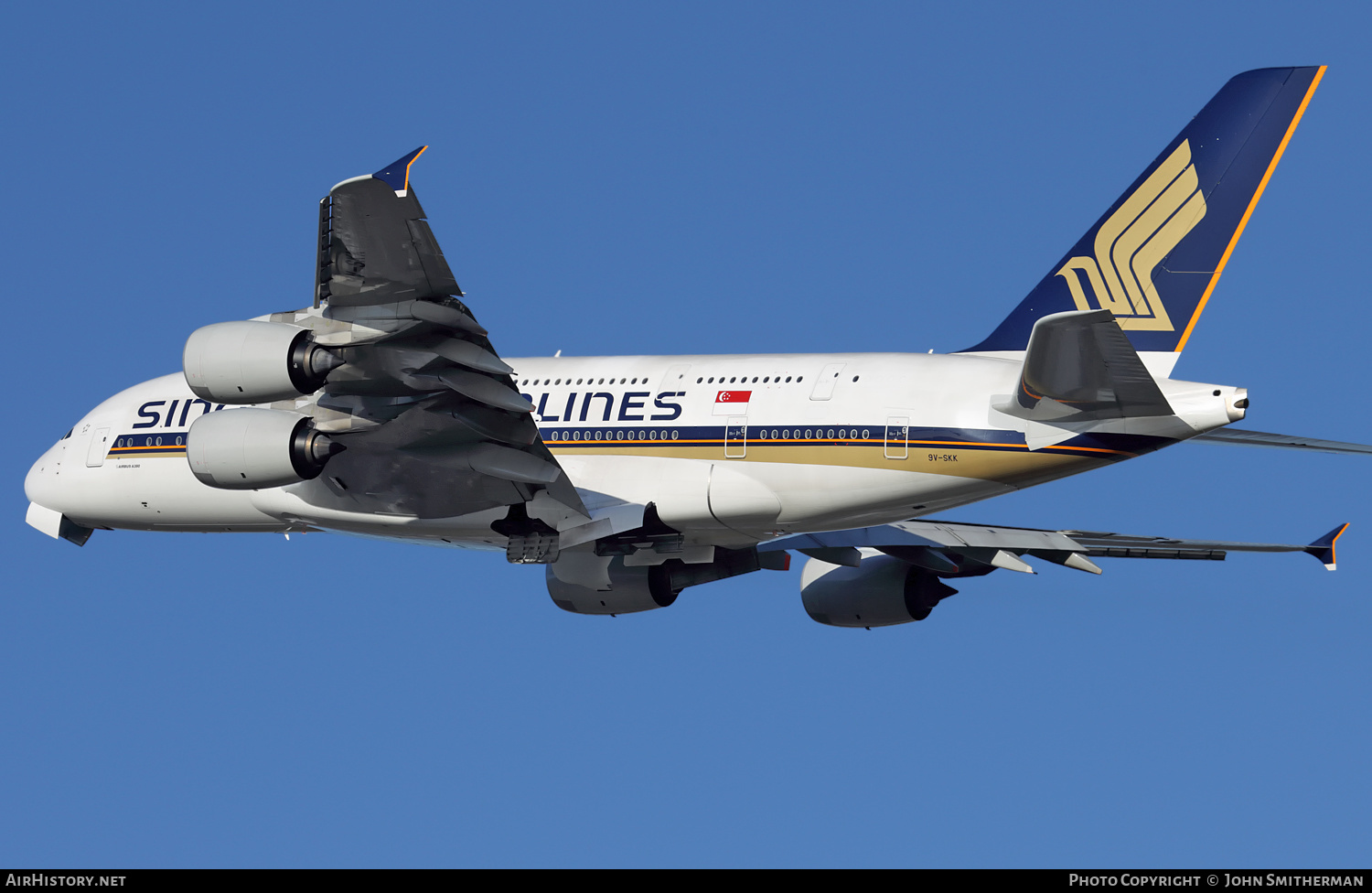 Aircraft Photo of 9V-SKK | Airbus A380-841 | Singapore Airlines | AirHistory.net #292621