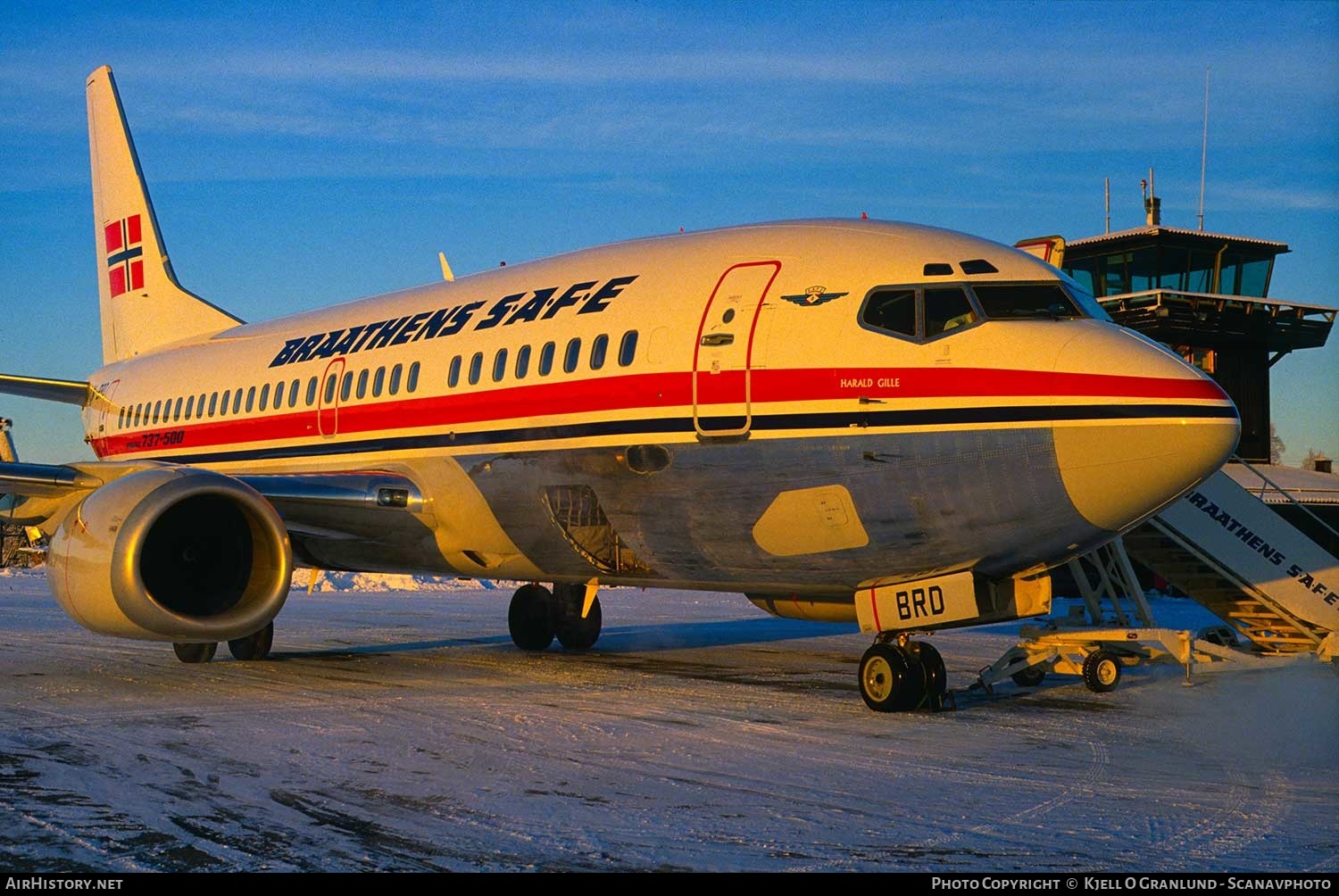 Aircraft Photo of LN-BRD | Boeing 737-505 | Braathens SAFE | AirHistory.net #292623