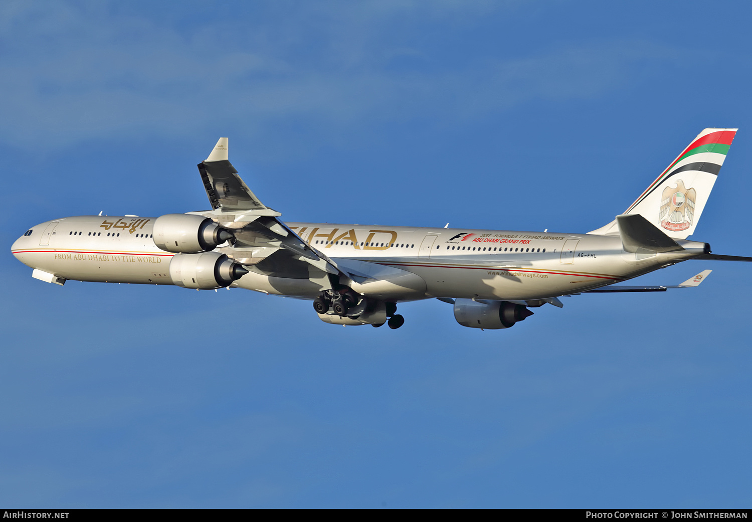 Aircraft Photo of A6-EHL | Airbus A340-642 | Etihad Airways | AirHistory.net #292627