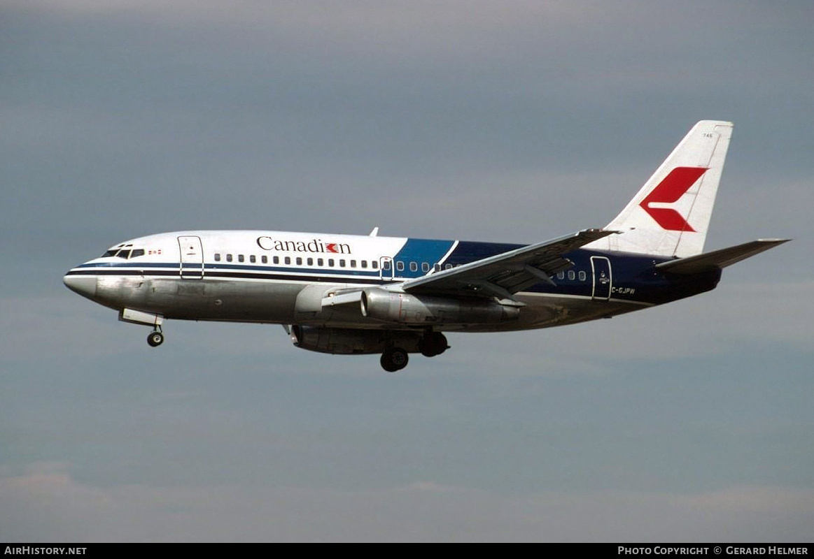 Aircraft Photo of C-GJPW | Boeing 737-275/Adv | Canadian Airlines | AirHistory.net #292632