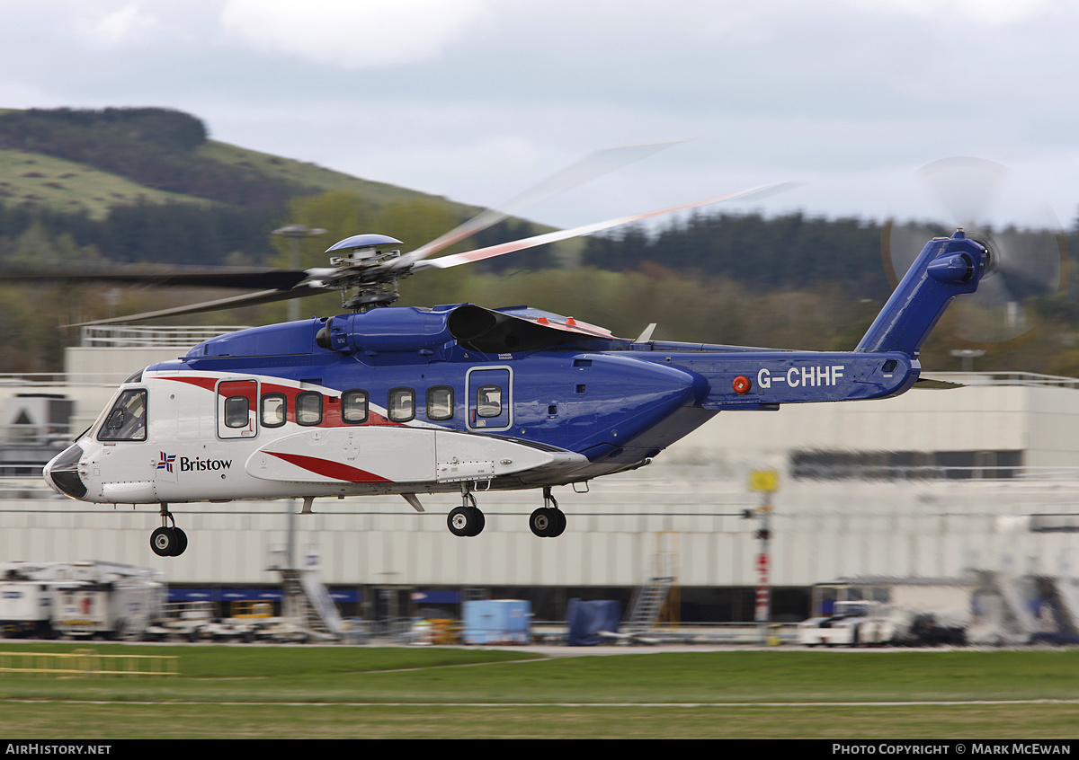 Aircraft Photo of G-CHHF | Sikorsky S-92A | Bristow Helicopters | AirHistory.net #292637