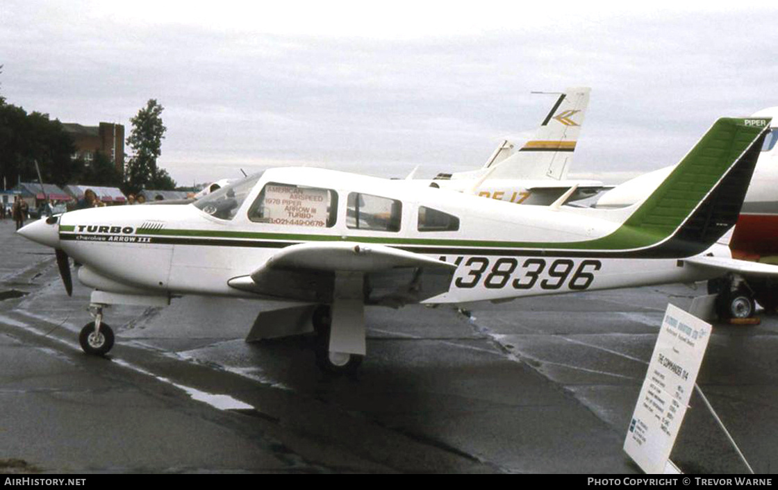 Aircraft Photo of N38396 | Piper PA-28R-201T Turbo Cherokee Arrow III | AirHistory.net #292638