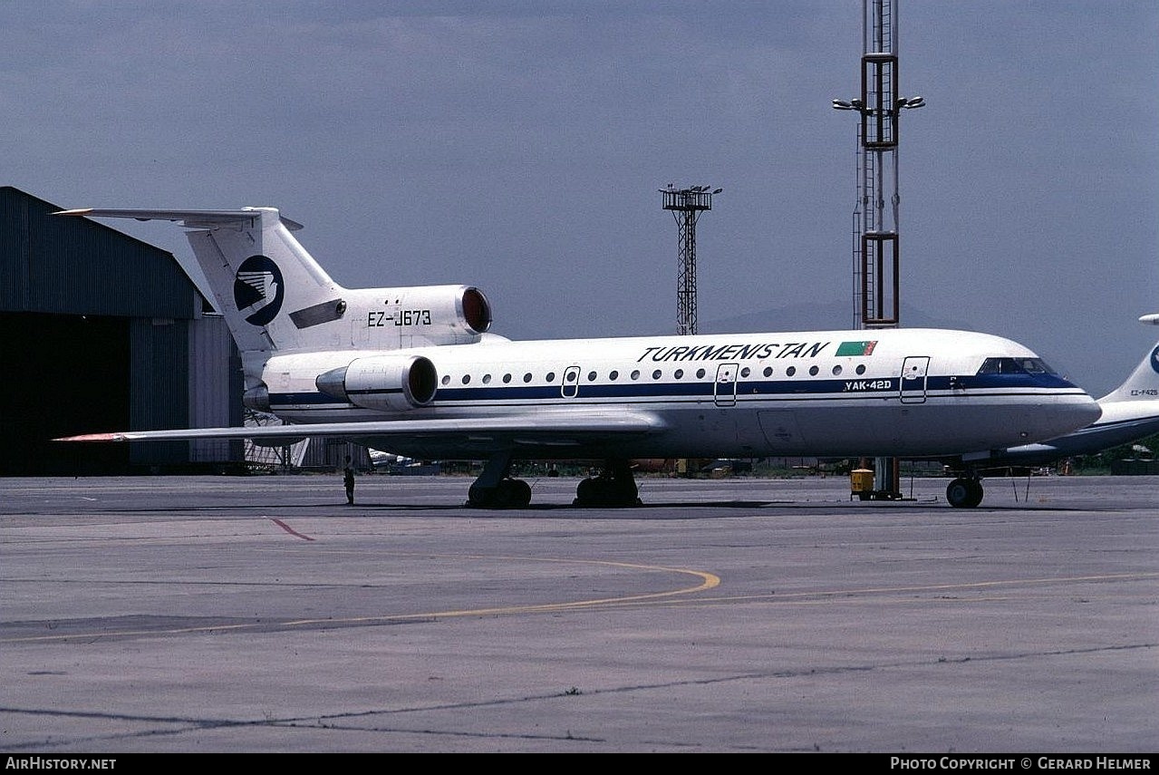 Aircraft Photo of EZ-J673 | Yakovlev Yak-42D | Turkmenistan Airlines | AirHistory.net #292644