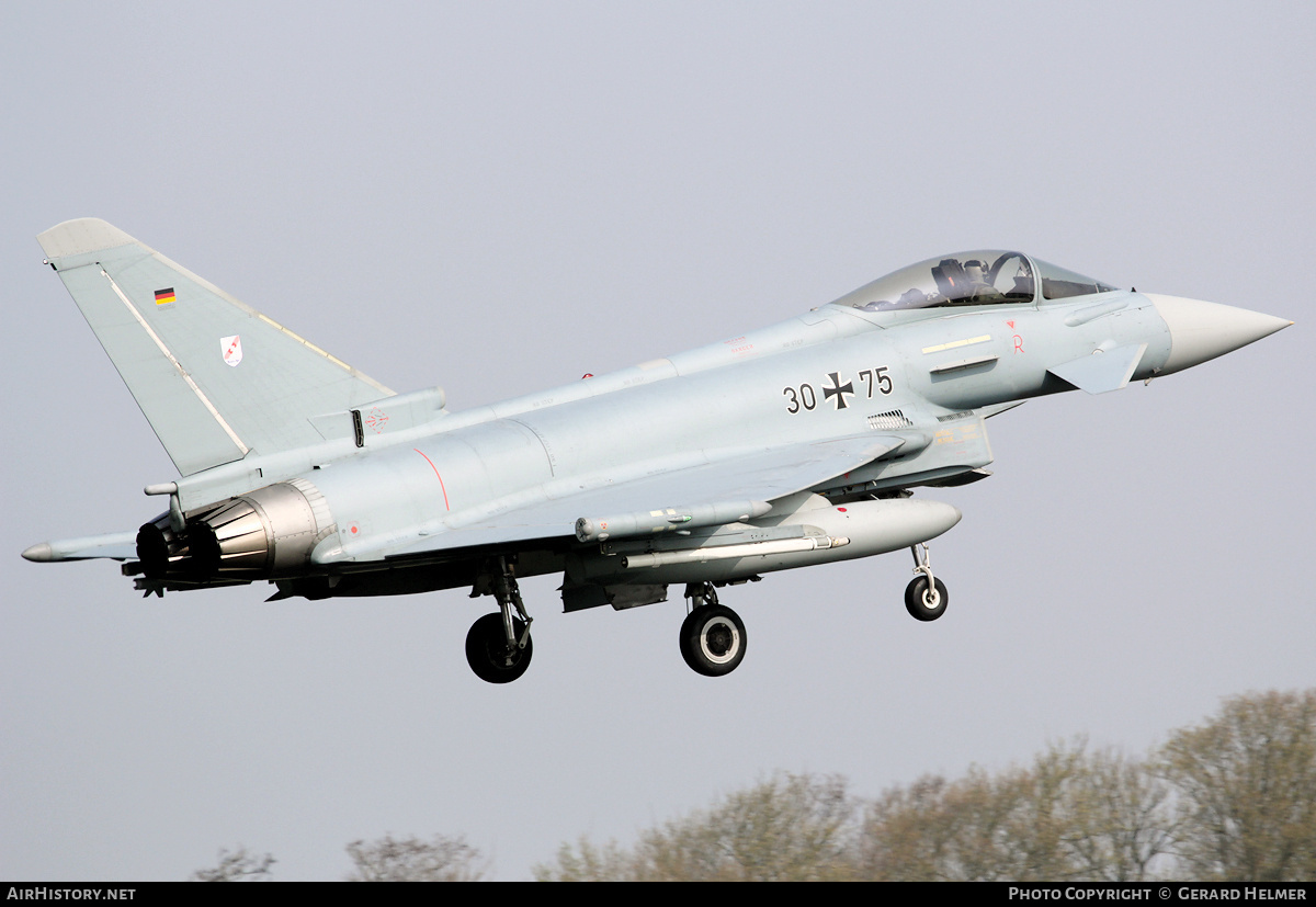 Aircraft Photo of 3075 | Eurofighter EF-2000 Typhoon S | Germany - Air Force | AirHistory.net #292677