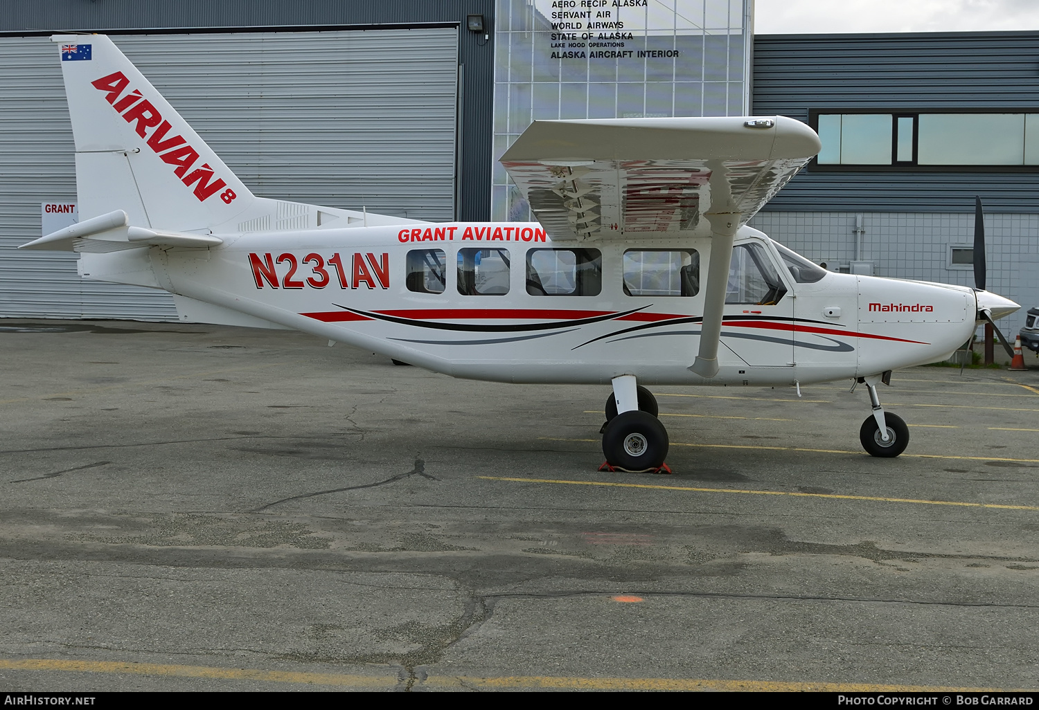 Aircraft Photo of N231AV | GippsAero GA8 Airvan | Grant Aviation | AirHistory.net #292684