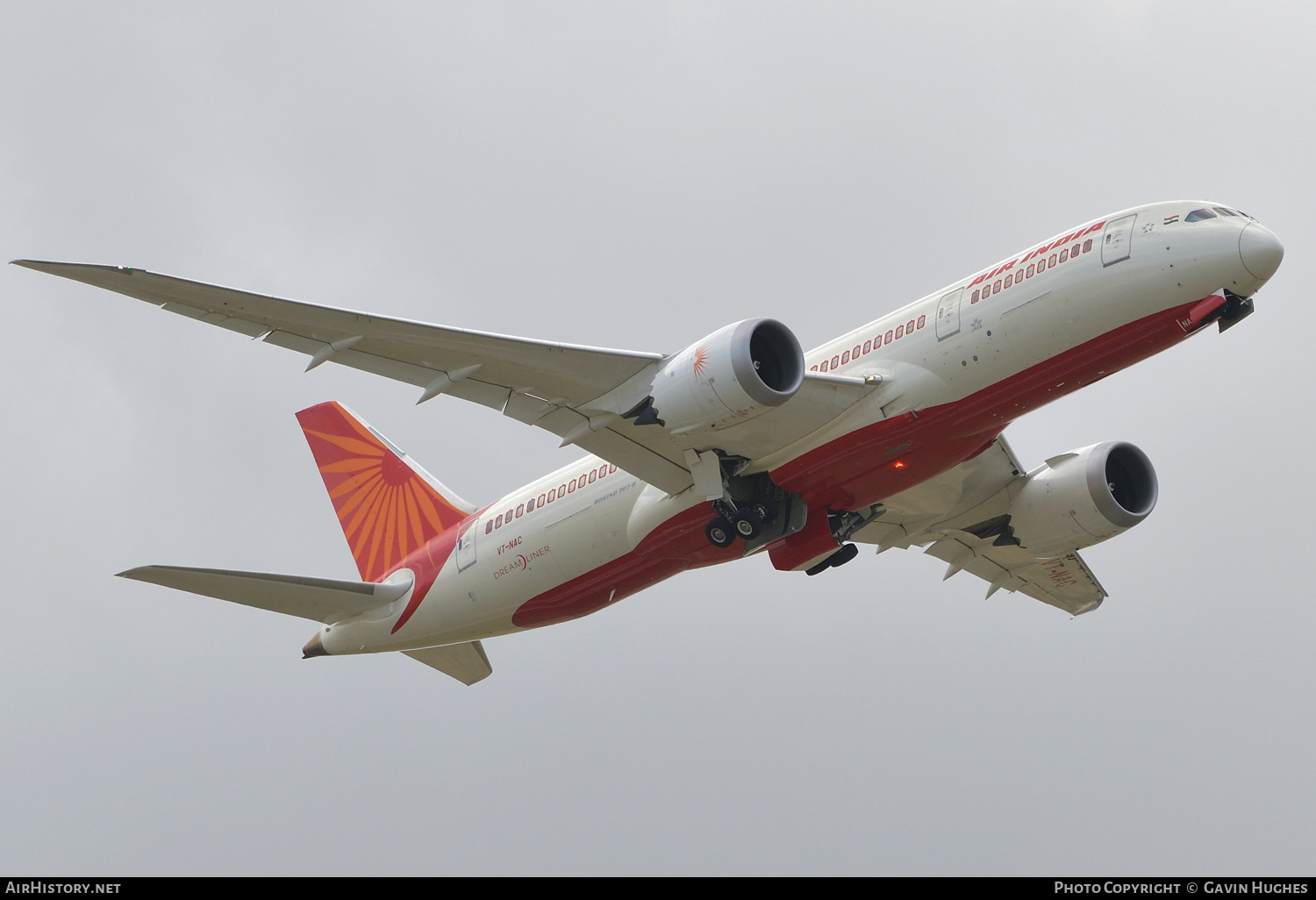 Aircraft Photo of VT-NAC | Boeing 787-8 Dreamliner | Air India | AirHistory.net #292712