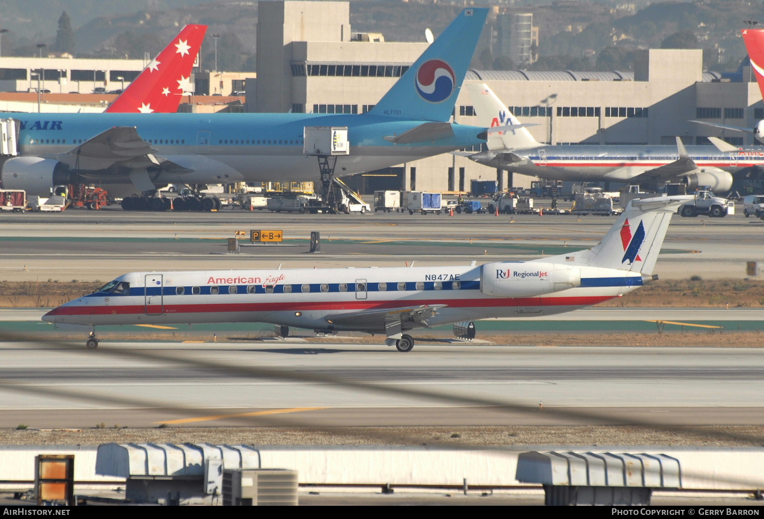 Aircraft Photo of N847AE | Embraer ERJ-140LR (EMB-135KL) | American Eagle | AirHistory.net #292714