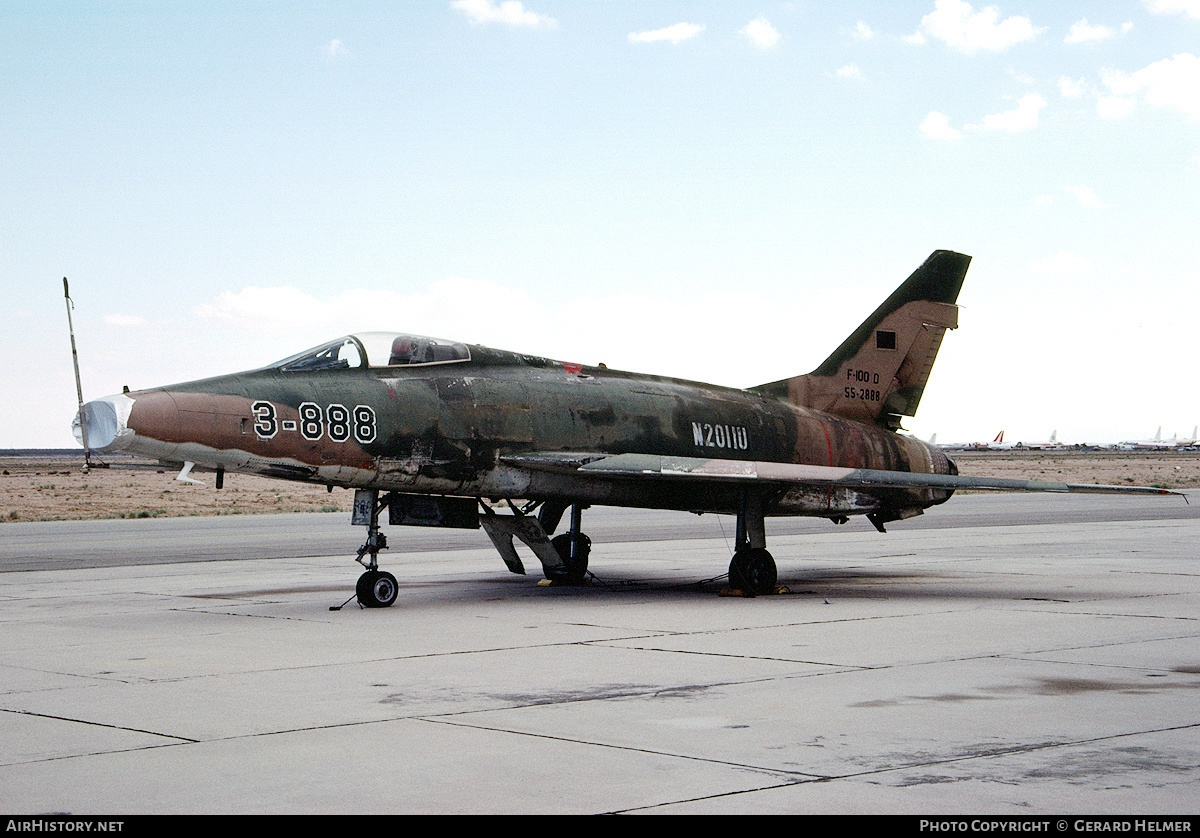 Aircraft Photo of N2011U / 55-2888 | North American F-100D Super Sabre | AirHistory.net #292716