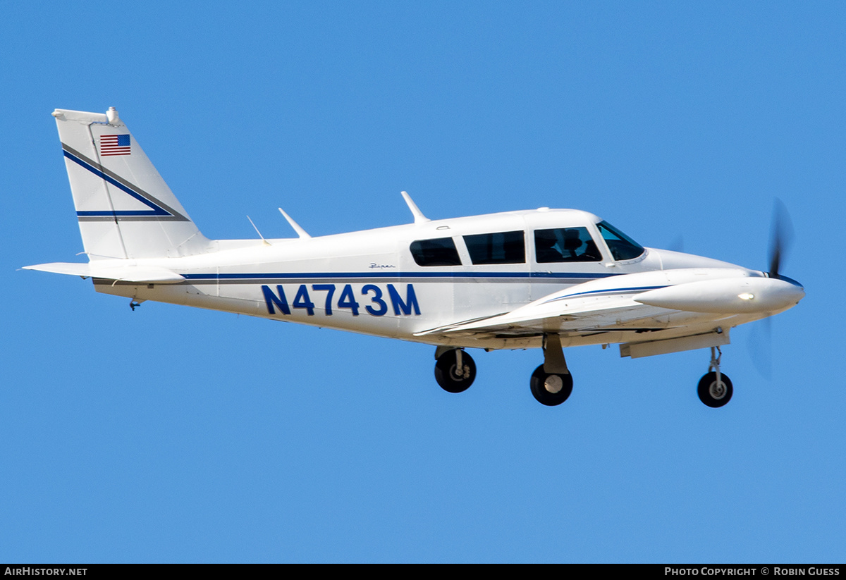Aircraft Photo of N4743M | Piper PA-30 Twin Comanche | AirHistory.net #292718