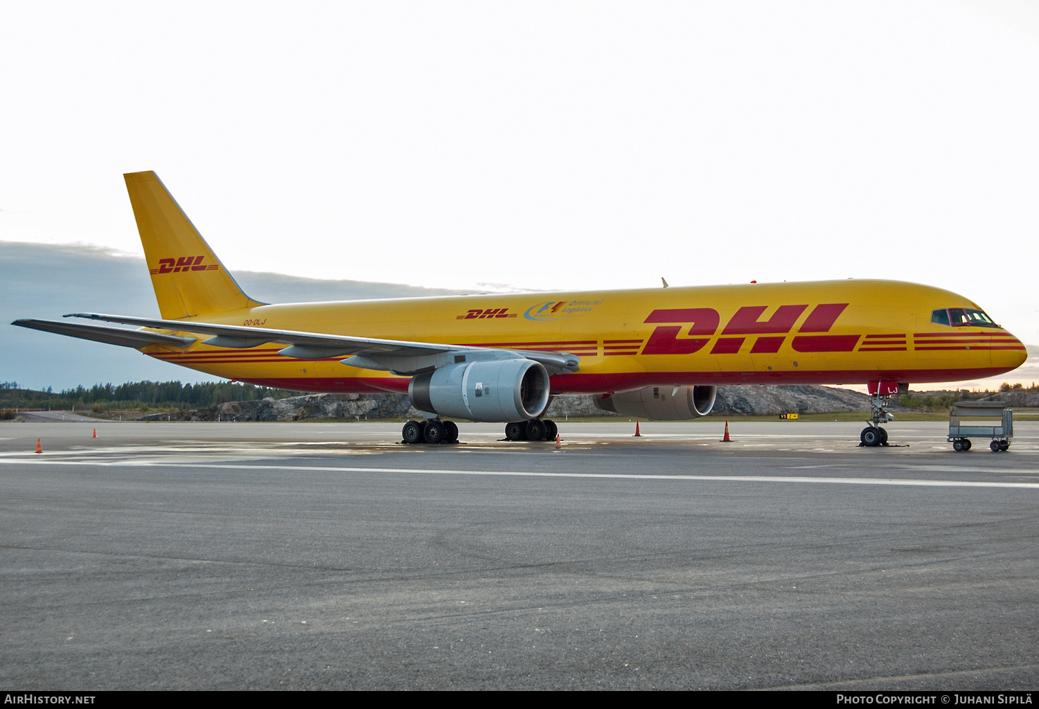 Aircraft Photo of OO-DLJ | Boeing 757-23APF | DHL International | AirHistory.net #292768