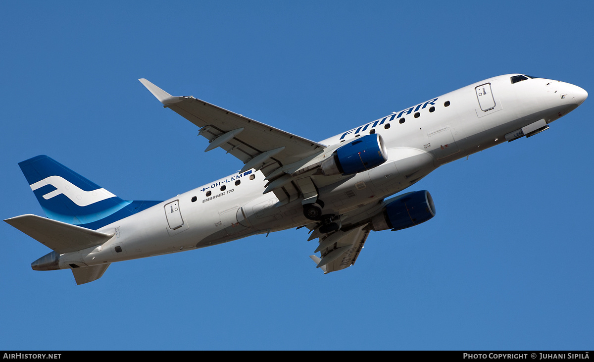 Aircraft Photo of OH-LEM | Embraer 170STD (ERJ-170-100STD) | Finnair | AirHistory.net #292781