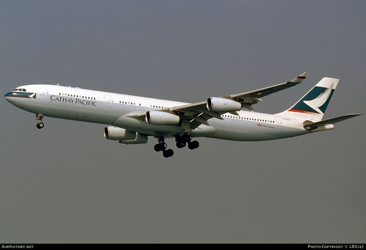 Aircraft Photo of B-HXO | Airbus A340-313X | Cathay Pacific Airways | AirHistory.net #292785