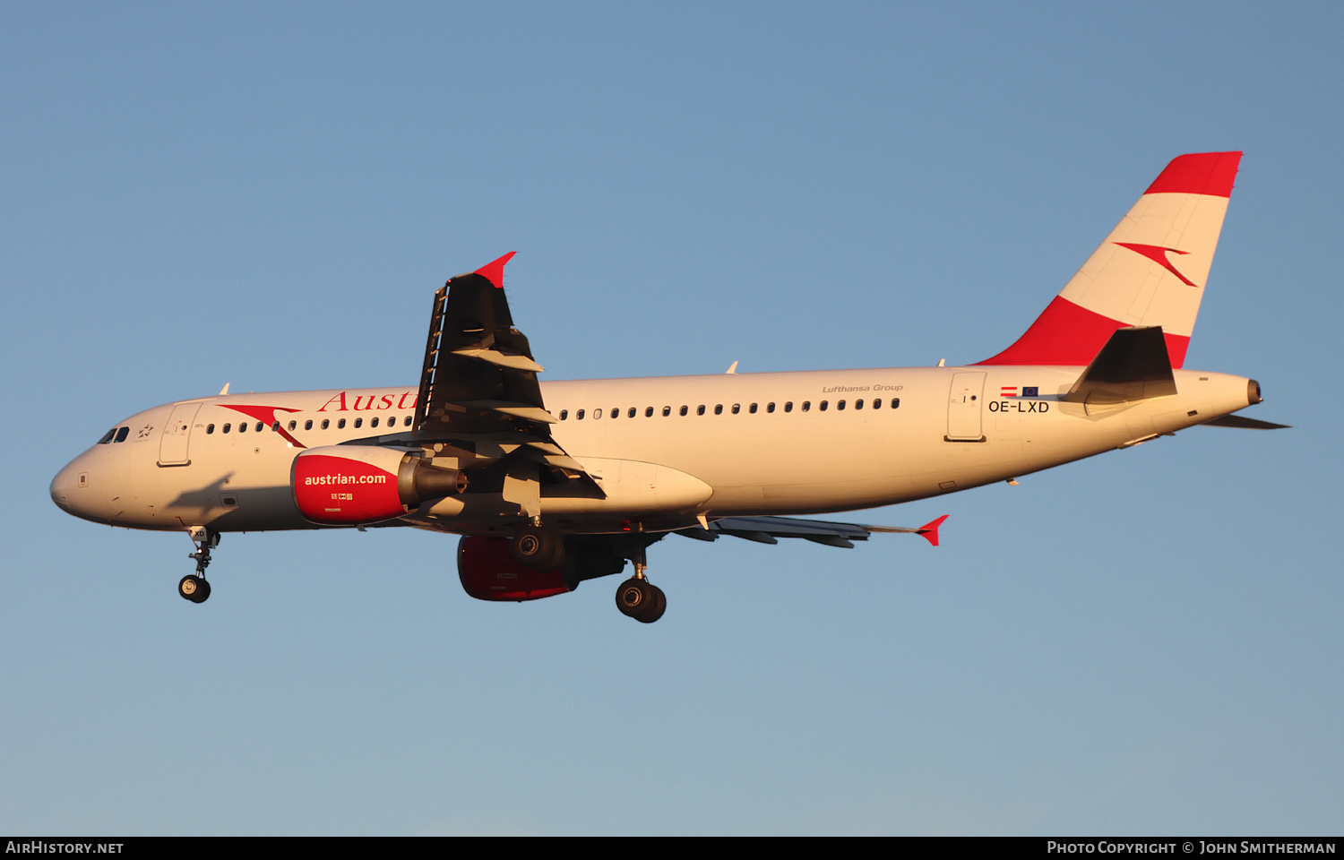 Aircraft Photo of OE-LXD | Airbus A320-216 | Austrian Airlines | AirHistory.net #292802