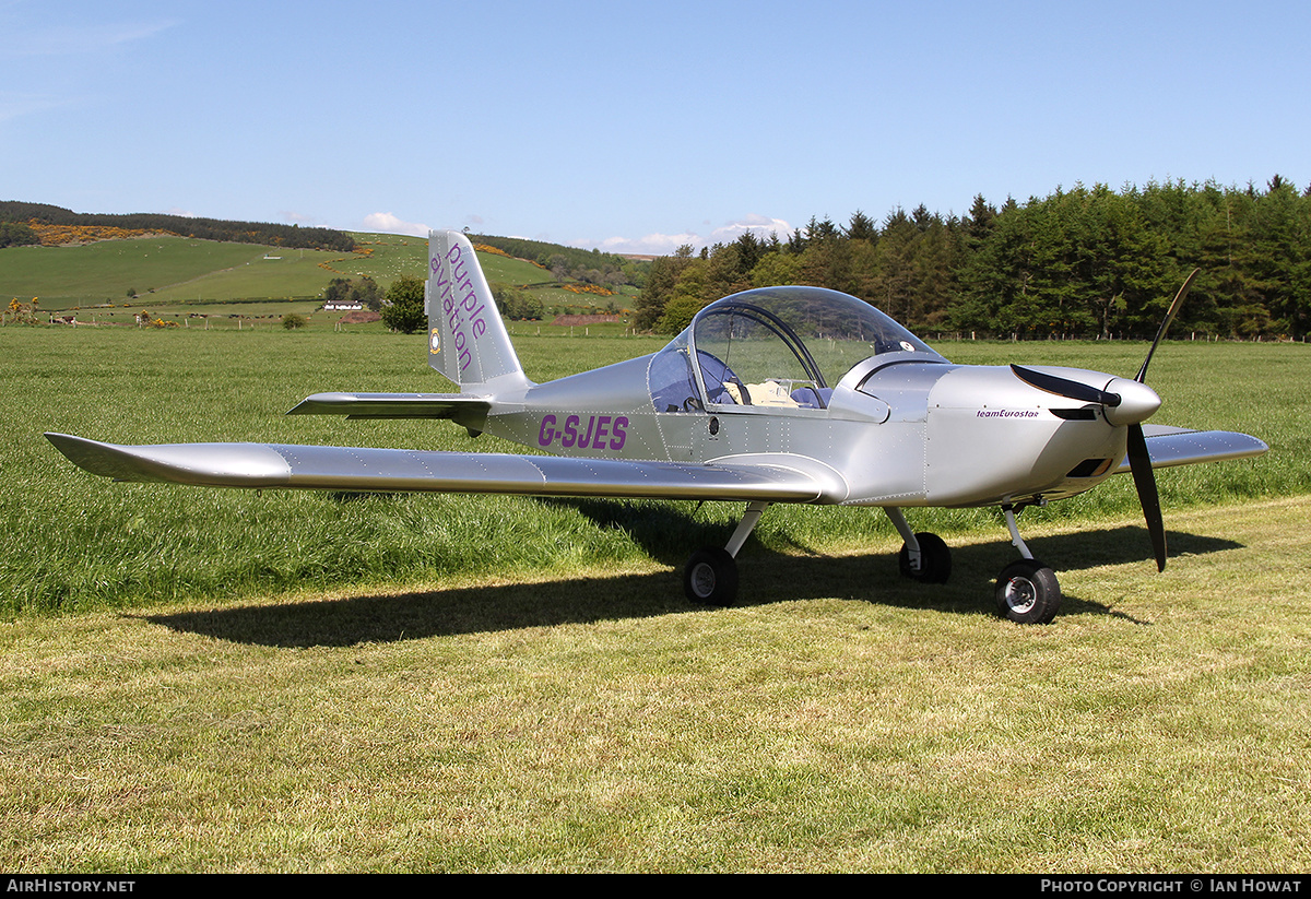 Aircraft Photo of G-SJES | Cosmik EV-97 TeamEurostar UK | Purple Aviation | AirHistory.net #292804