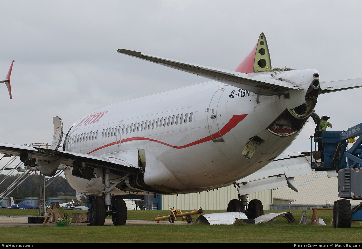 Aircraft Photo of 4L-TGN | Boeing 737-7BK | Airzena - Georgian Airways | AirHistory.net #292806