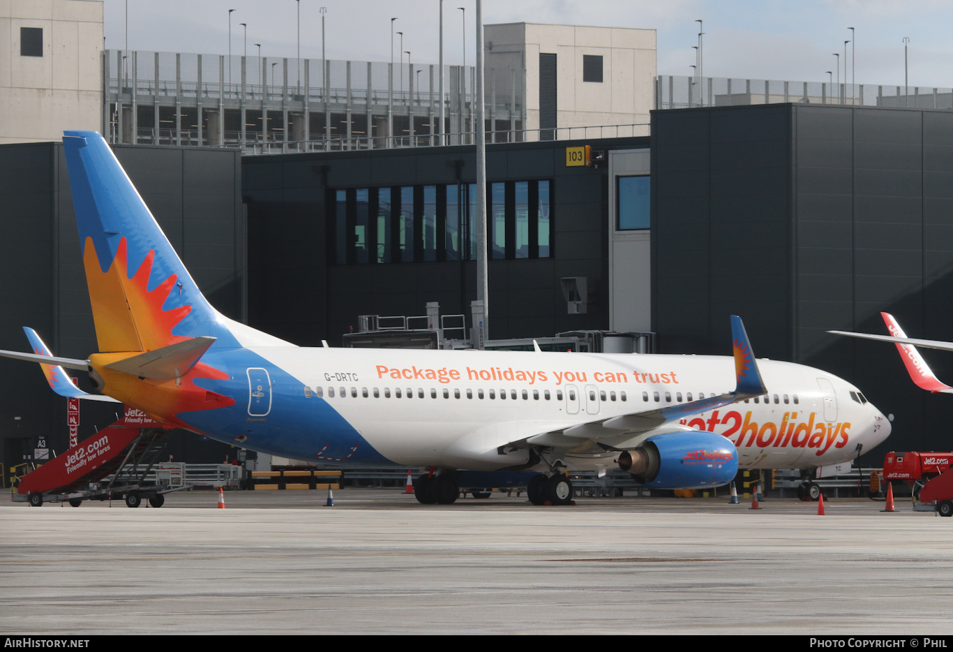 Aircraft Photo of G-DRTC | Boeing 737-808 | Jet2 Holidays | AirHistory.net #292881