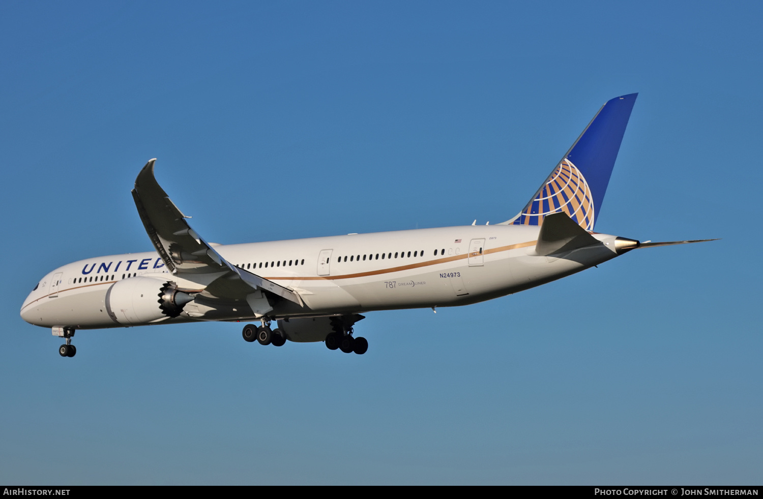 Aircraft Photo of N24973 | Boeing 787-9 Dreamliner | United Airlines | AirHistory.net #292884