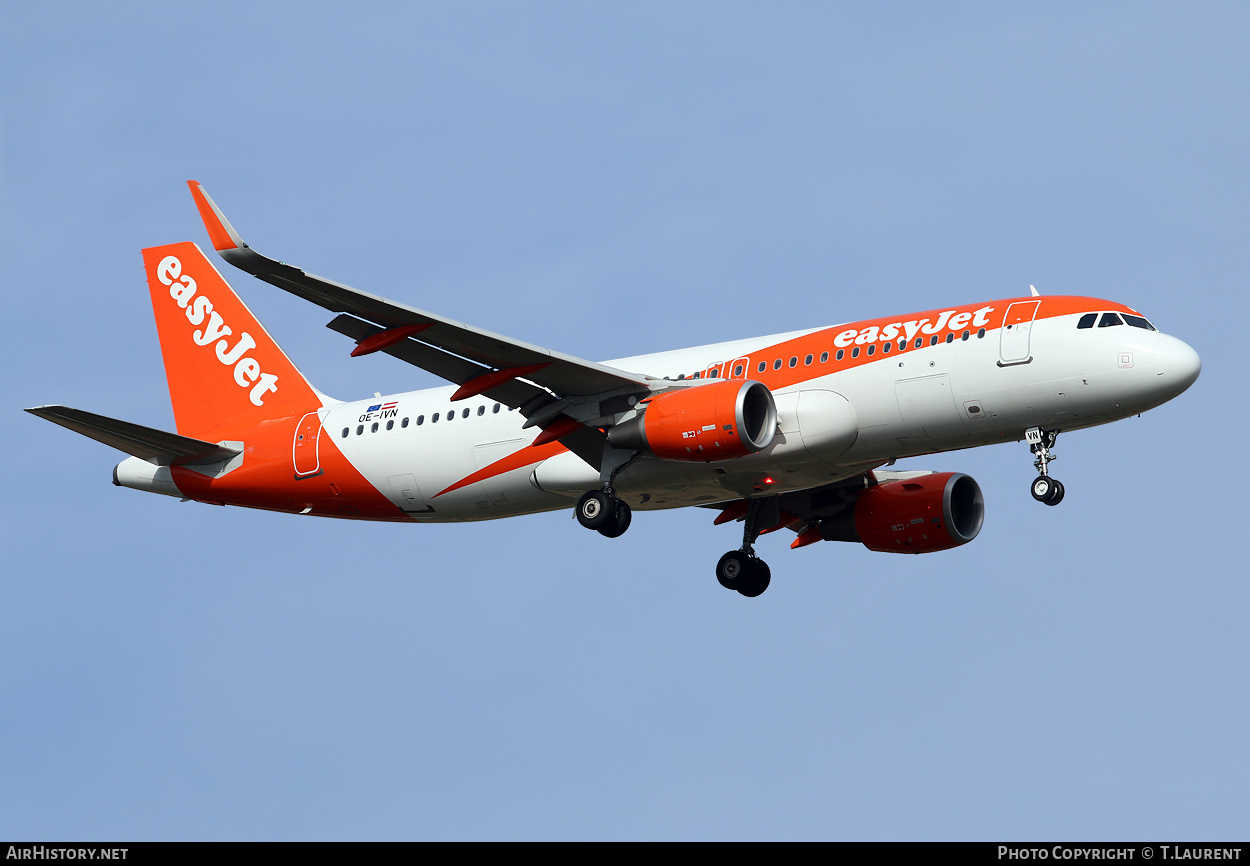 Aircraft Photo of OE-IVN | Airbus A320-214 | EasyJet | AirHistory.net #292887