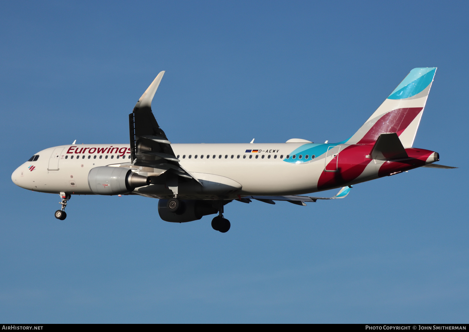 Aircraft Photo of D-AEWV | Airbus A320-214 | Eurowings | AirHistory.net #292889