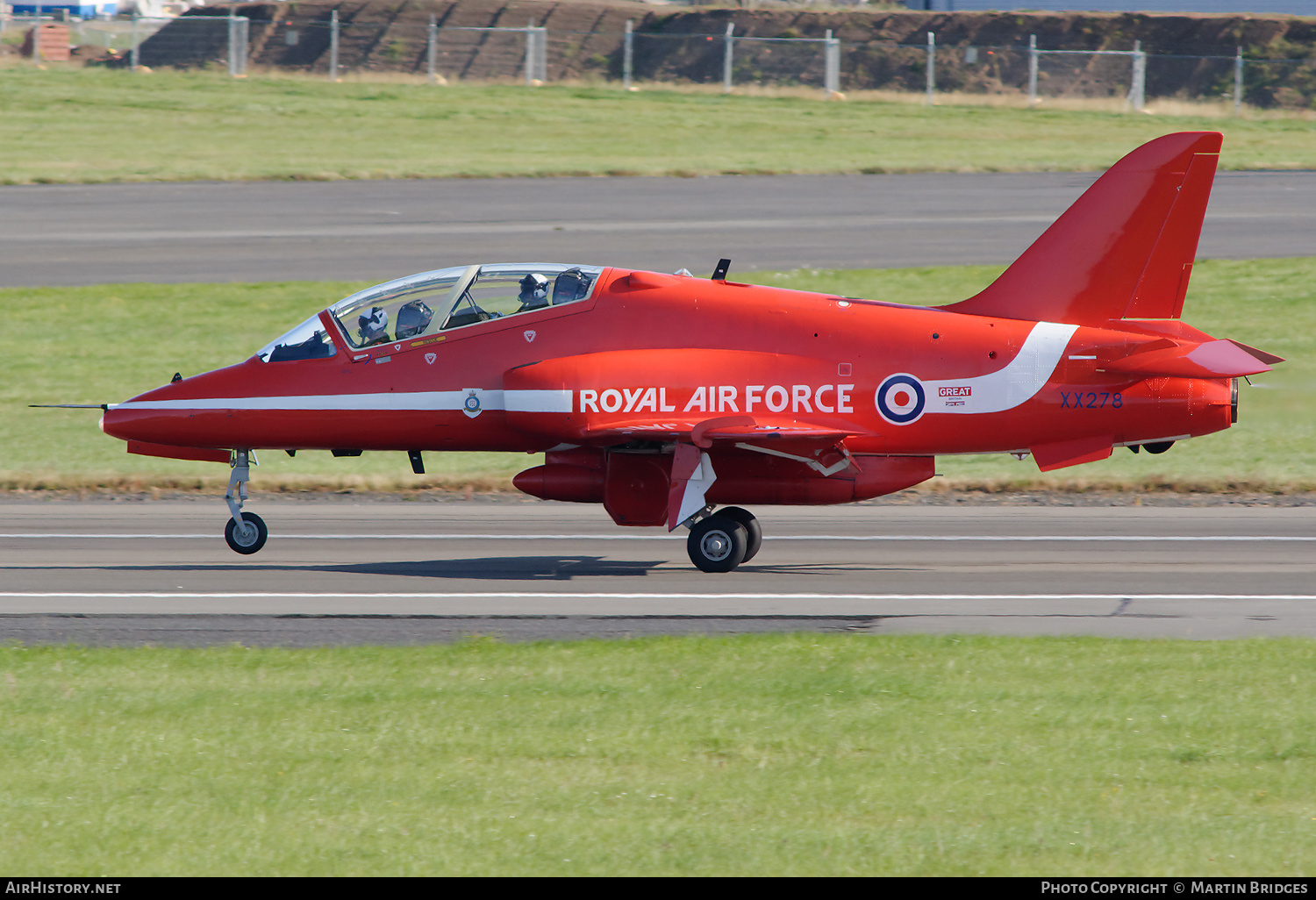 Aircraft Photo of XX278 | British Aerospace Hawk T.1A | UK - Air Force | AirHistory.net #292892