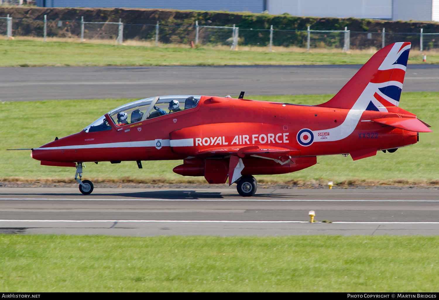 Aircraft Photo of XX322 | British Aerospace Hawk T.1A | UK - Air Force | AirHistory.net #292893
