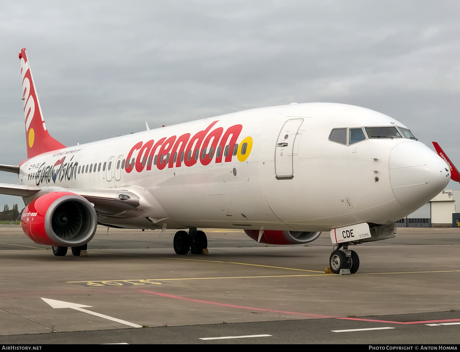 Aircraft Photo of PH-CDE | Boeing 737-8KN | Corendon Dutch Airlines | AirHistory.net #292901