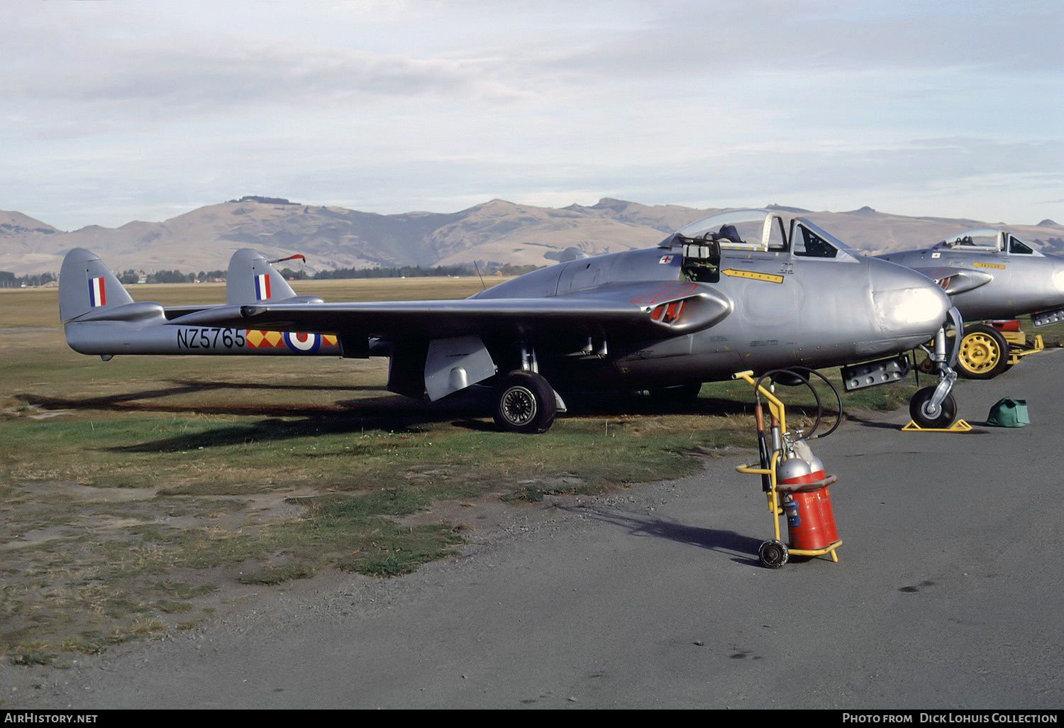 Aircraft Photo of NZ5765 | De Havilland D.H. 100 Vampire FB5 | New Zealand - Air Force | AirHistory.net #292909