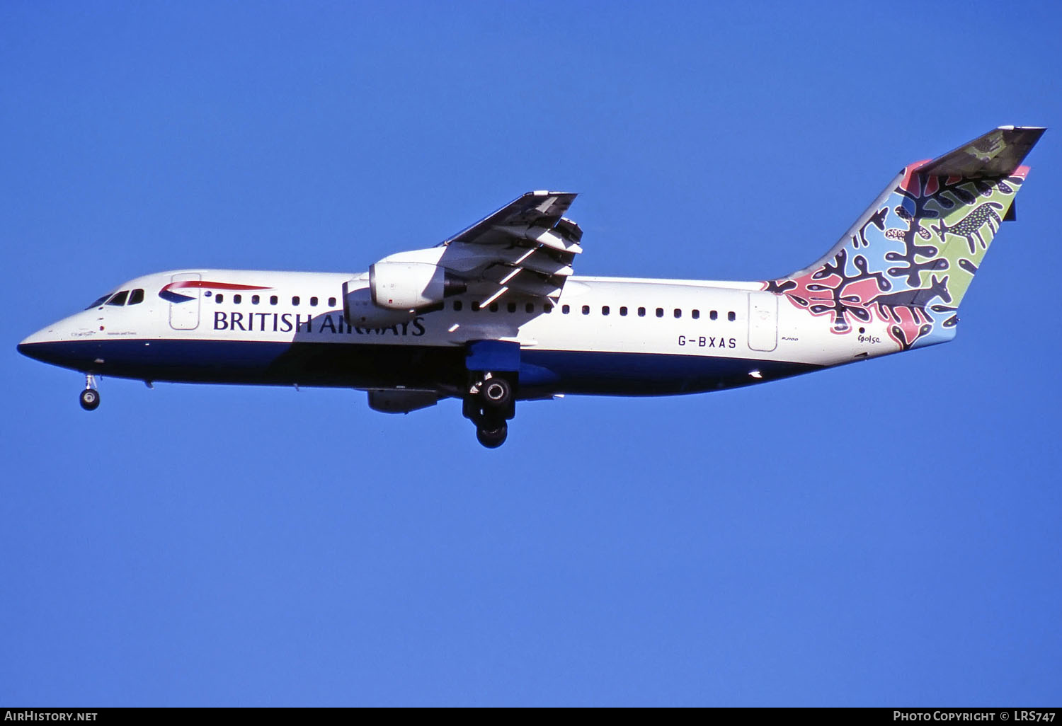 Aircraft Photo of G-BXAS | British Aerospace Avro 146-RJ100 | British Airways | AirHistory.net #292920