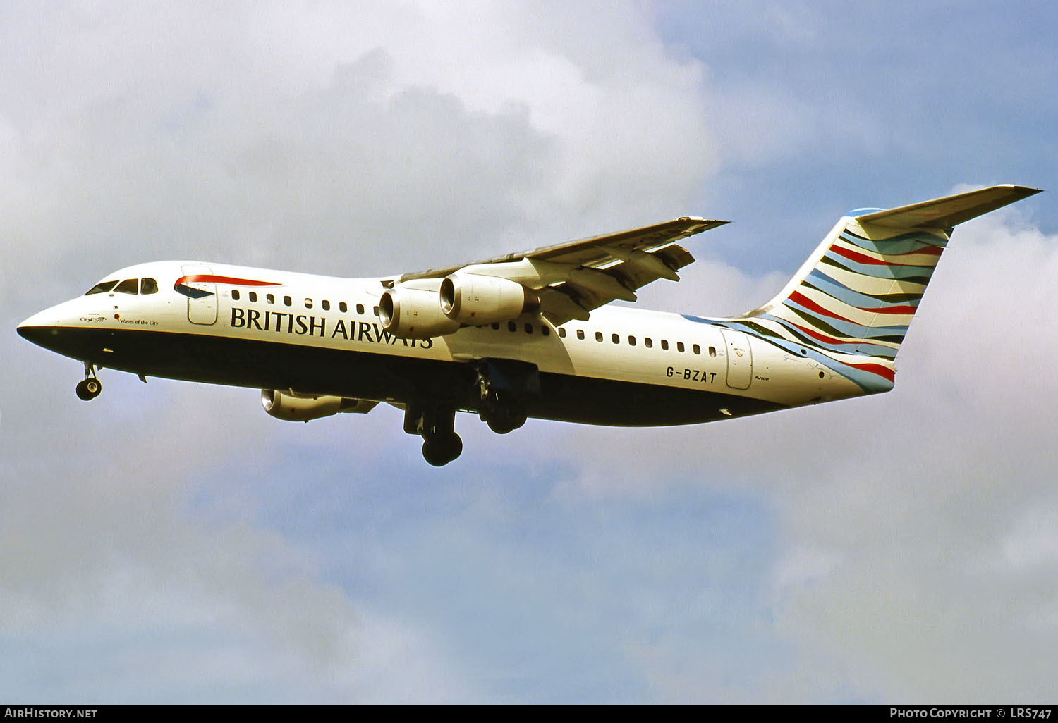 Aircraft Photo of G-BZAT | British Aerospace Avro 146-RJ100 | British Airways | AirHistory.net #292929