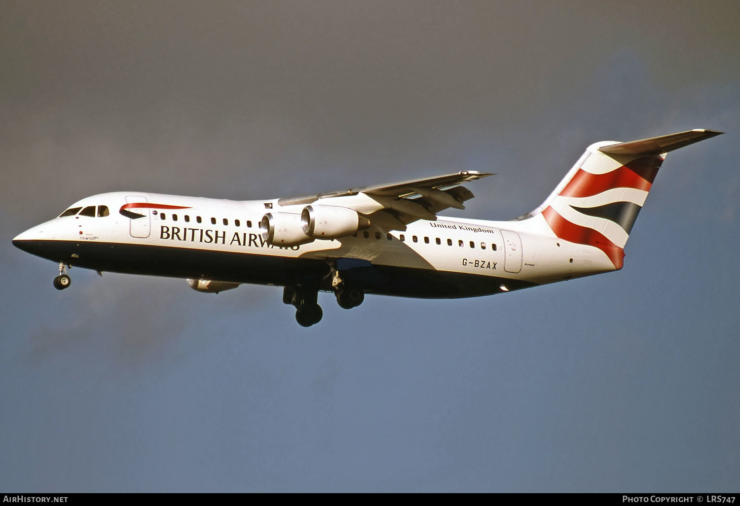 Aircraft Photo of G-BZAX | British Aerospace Avro 146-RJ100 | British Airways | AirHistory.net #292934