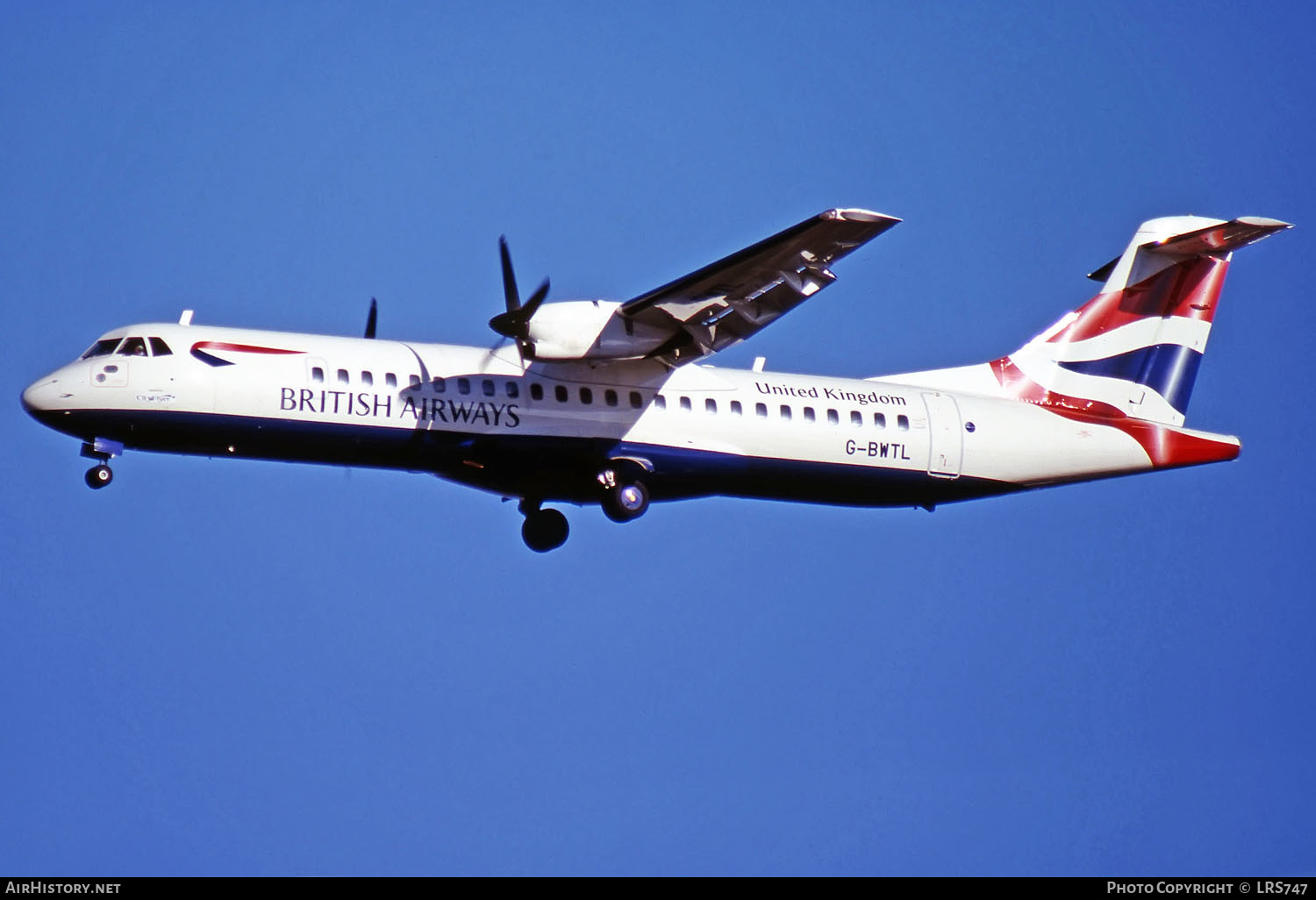 Aircraft Photo of G-BWTL | ATR ATR-72-202 | British Airways | AirHistory.net #292937