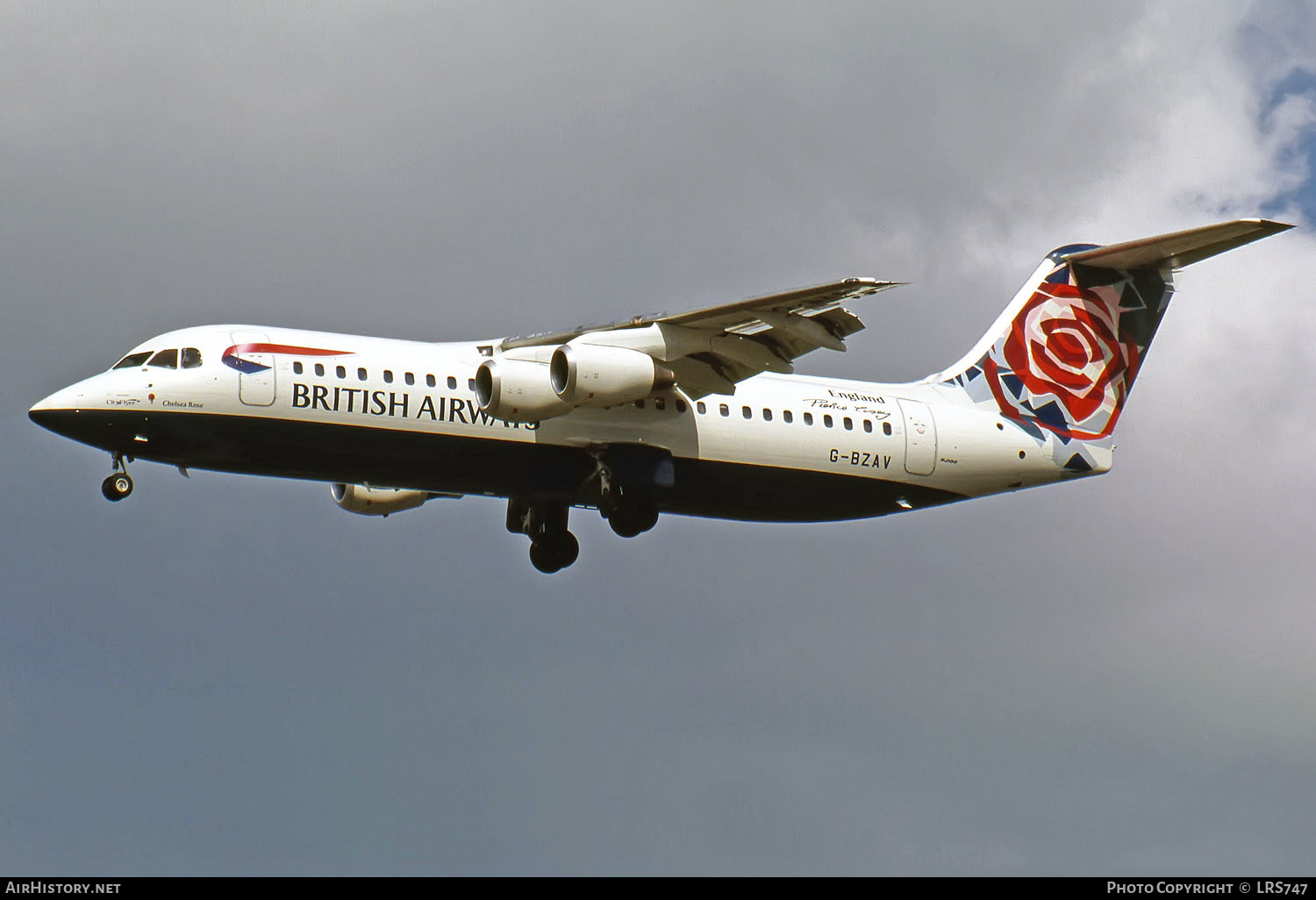 Aircraft Photo of G-BZAV | British Aerospace Avro 146-RJ100 | British Airways | AirHistory.net #292941