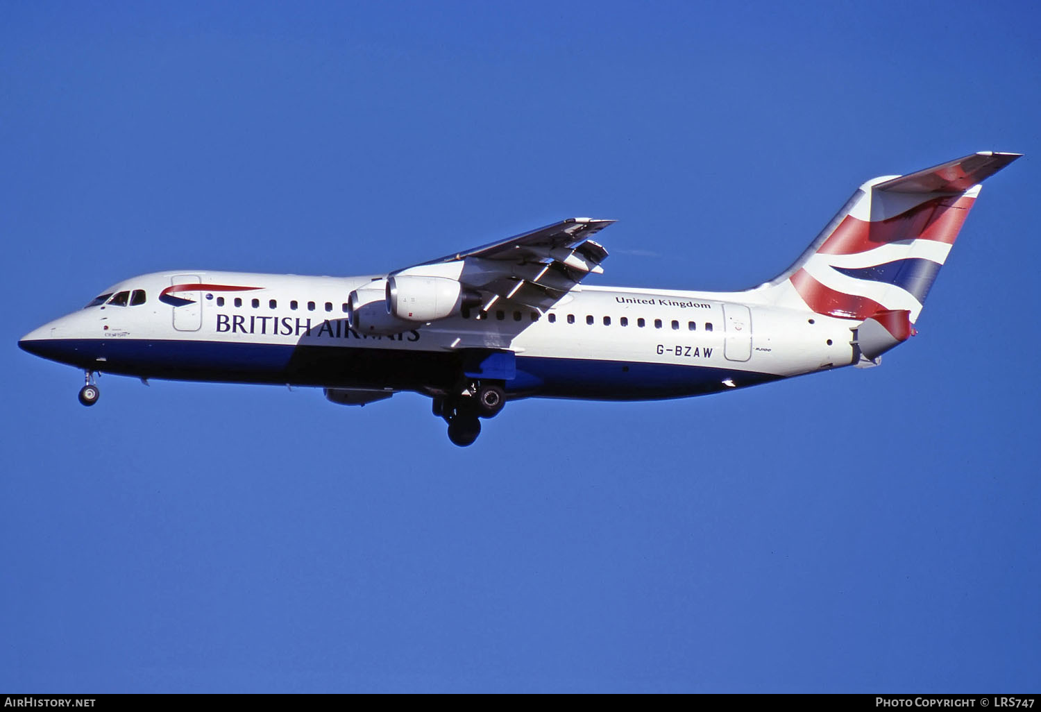 Aircraft Photo of G-BZAW | British Aerospace Avro 146-RJ100 | British Airways | AirHistory.net #292952