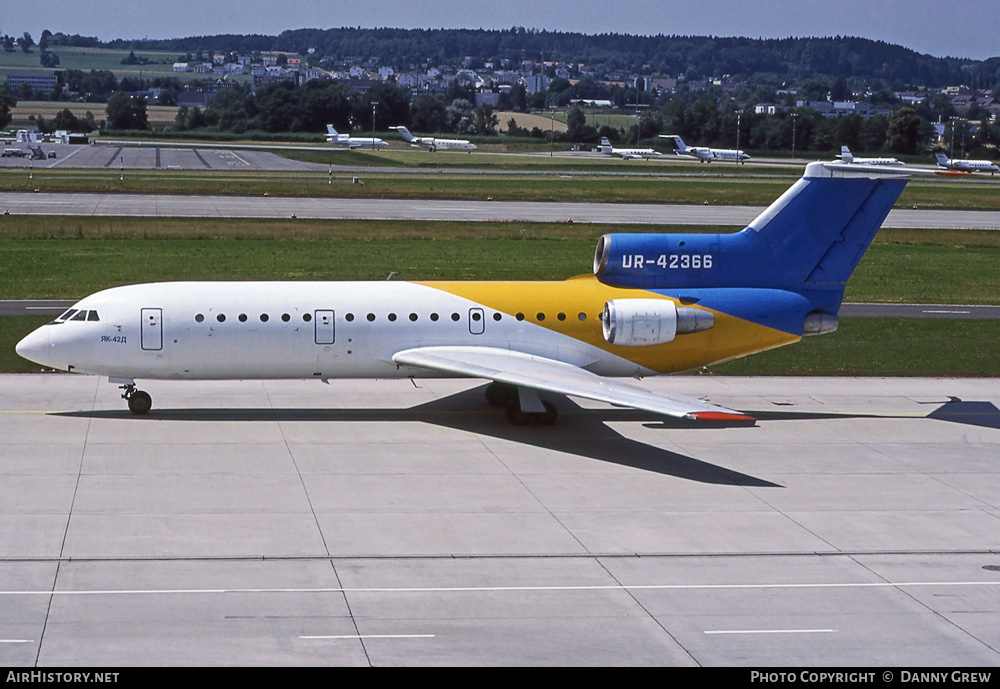 Aircraft Photo of UR-42366 | Yakovlev Yak-42D | AirHistory.net #292995