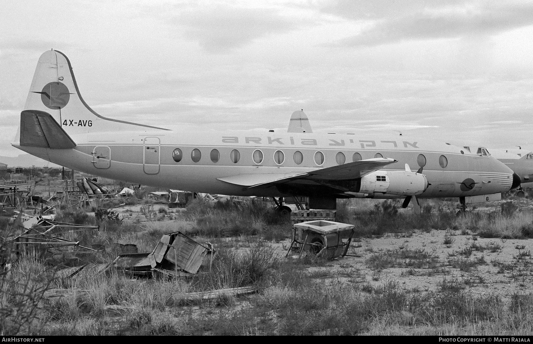 Aircraft Photo of 4X-AVG | Vickers 831 Viscount | Arkia Israeli Airlines | AirHistory.net #293025