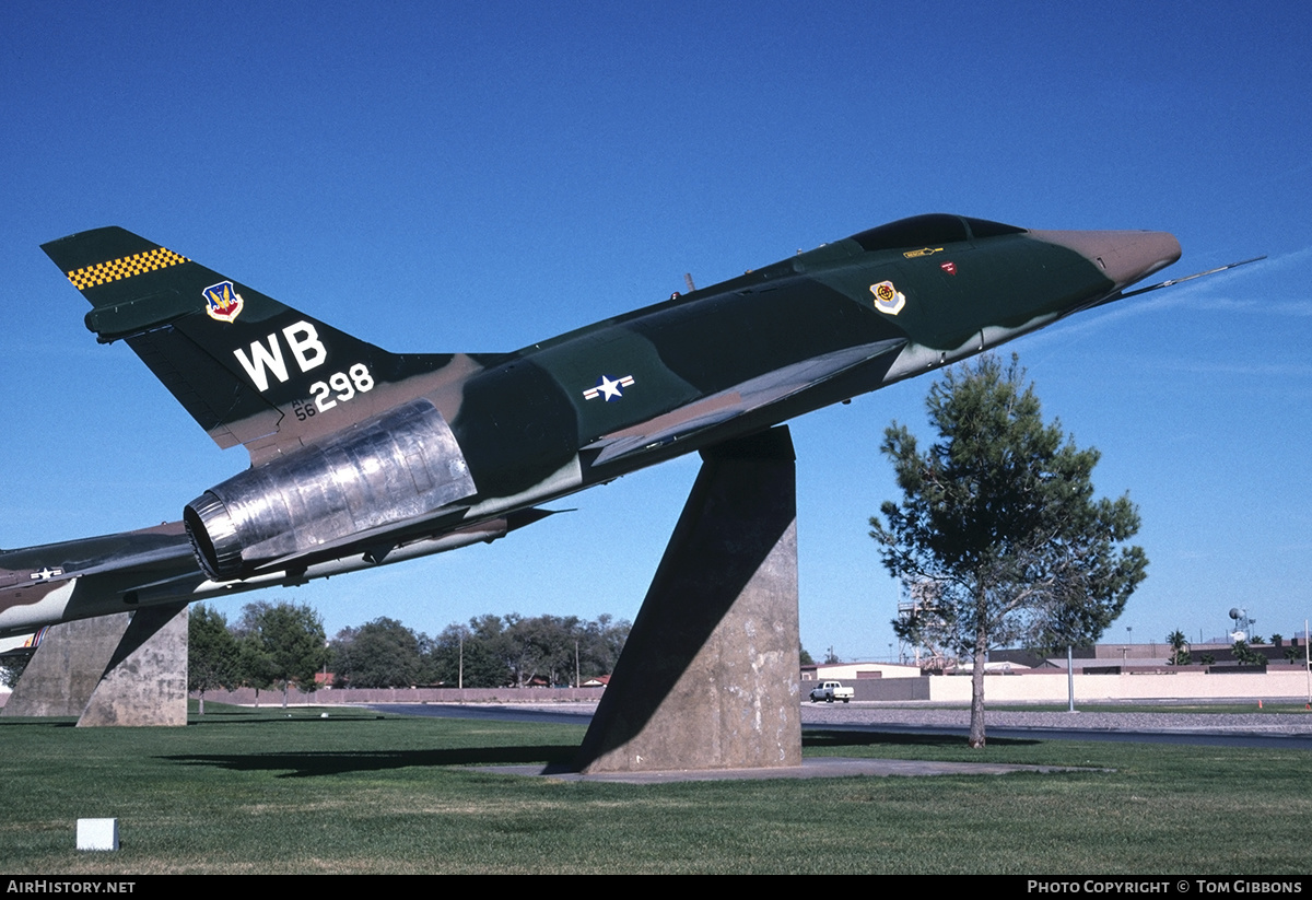 Aircraft Photo of 56-2298 / AF56-298 | North American F-100D Super Sabre | USA - Air Force | AirHistory.net #293047