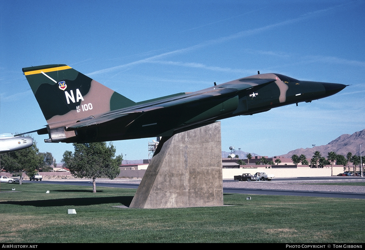 Aircraft Photo of 67-0100 | General Dynamics F-111A Aardvark | USA - Air Force | AirHistory.net #293050