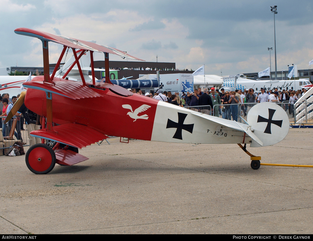 Aircraft Photo of F-AZAQ | Fokker Dr.1 (replica) | Germany - Air Force | AirHistory.net #293092