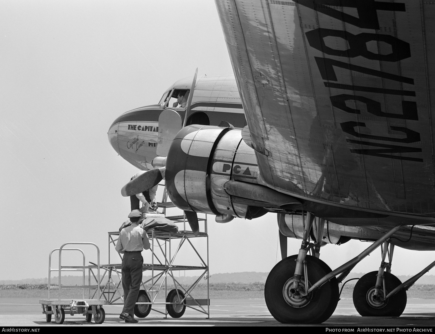 Aircraft Photo of NC21784 | Douglas DC-3-313 | Pennsylvania Central Airlines - PCA | AirHistory.net #293093