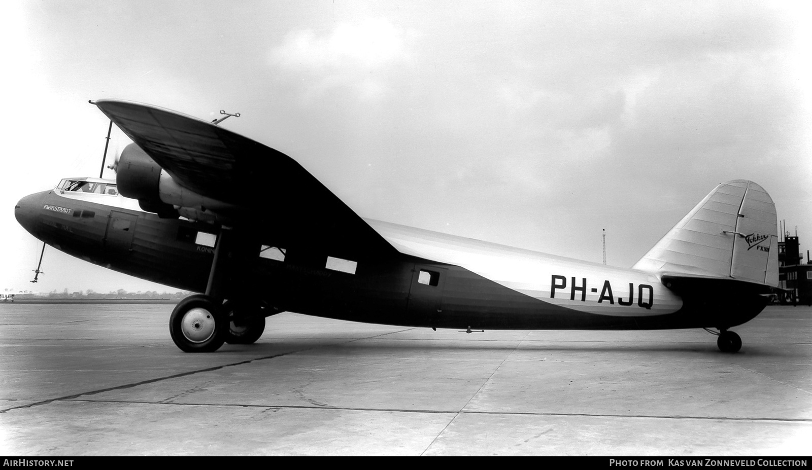 Aircraft Photo of PH-AJQ | Fokker F.XXII | KLM - Royal Dutch Airlines | AirHistory.net #293116