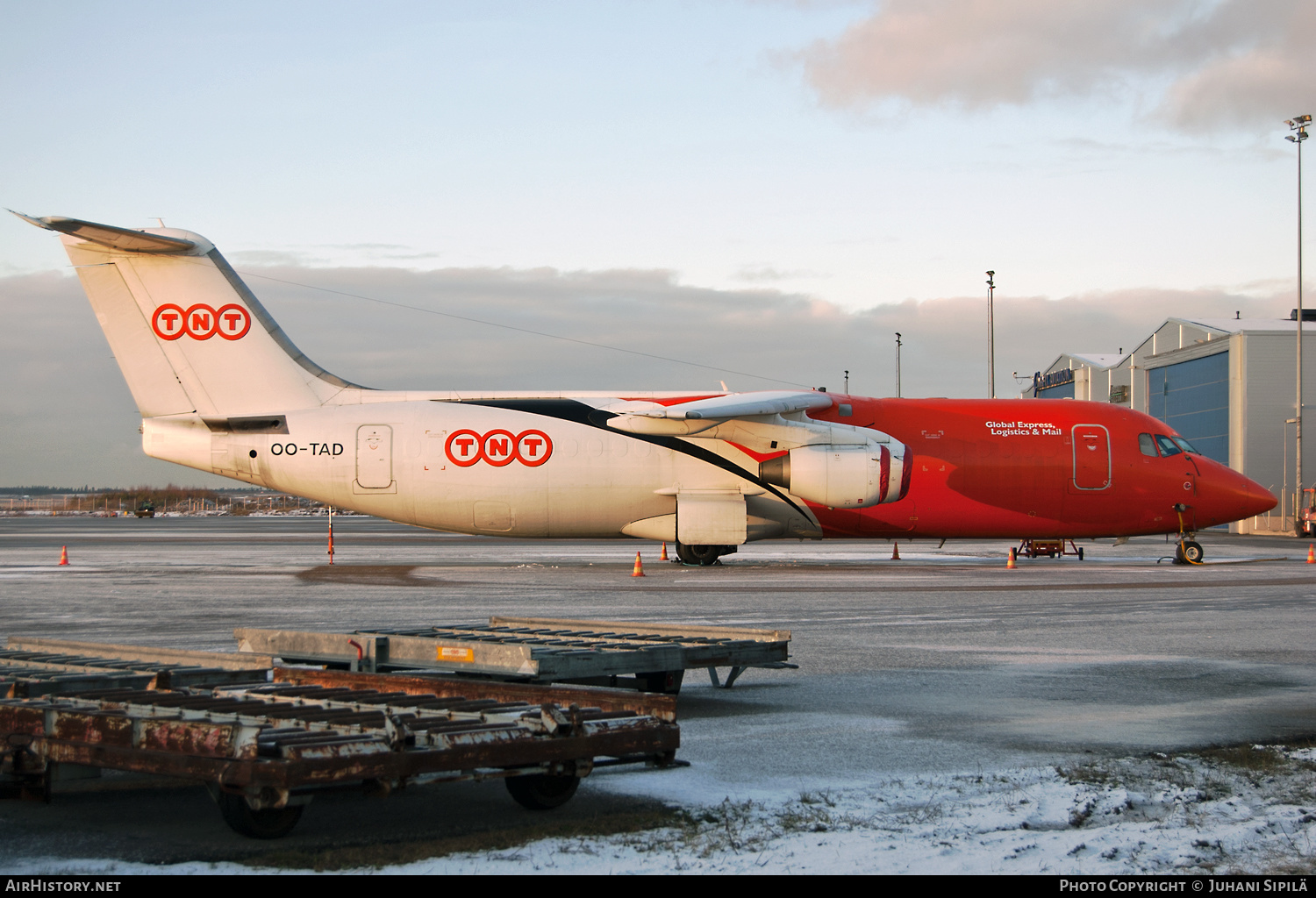 Aircraft Photo of OO-TAD | British Aerospace BAe-146-300QT Quiet Trader | TNT Airways | AirHistory.net #293148