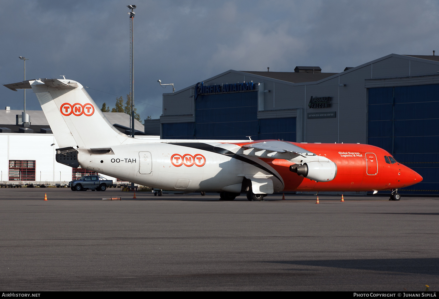 Aircraft Photo of OO-TAH | British Aerospace BAe-146-300QT Quiet Trader | TNT Airways | AirHistory.net #293151