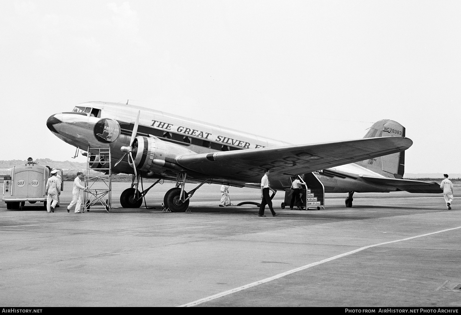 Aircraft Photo of NC28383 | Douglas DC-3-201F | Eastern Air Lines | AirHistory.net #293171